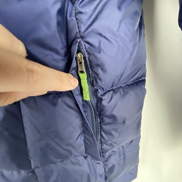LL BEAN Jacket Youth Boys L 14-16 Goose Down Puffer Full Zip Pockets Ski Outdoor - Picture 5 of 16